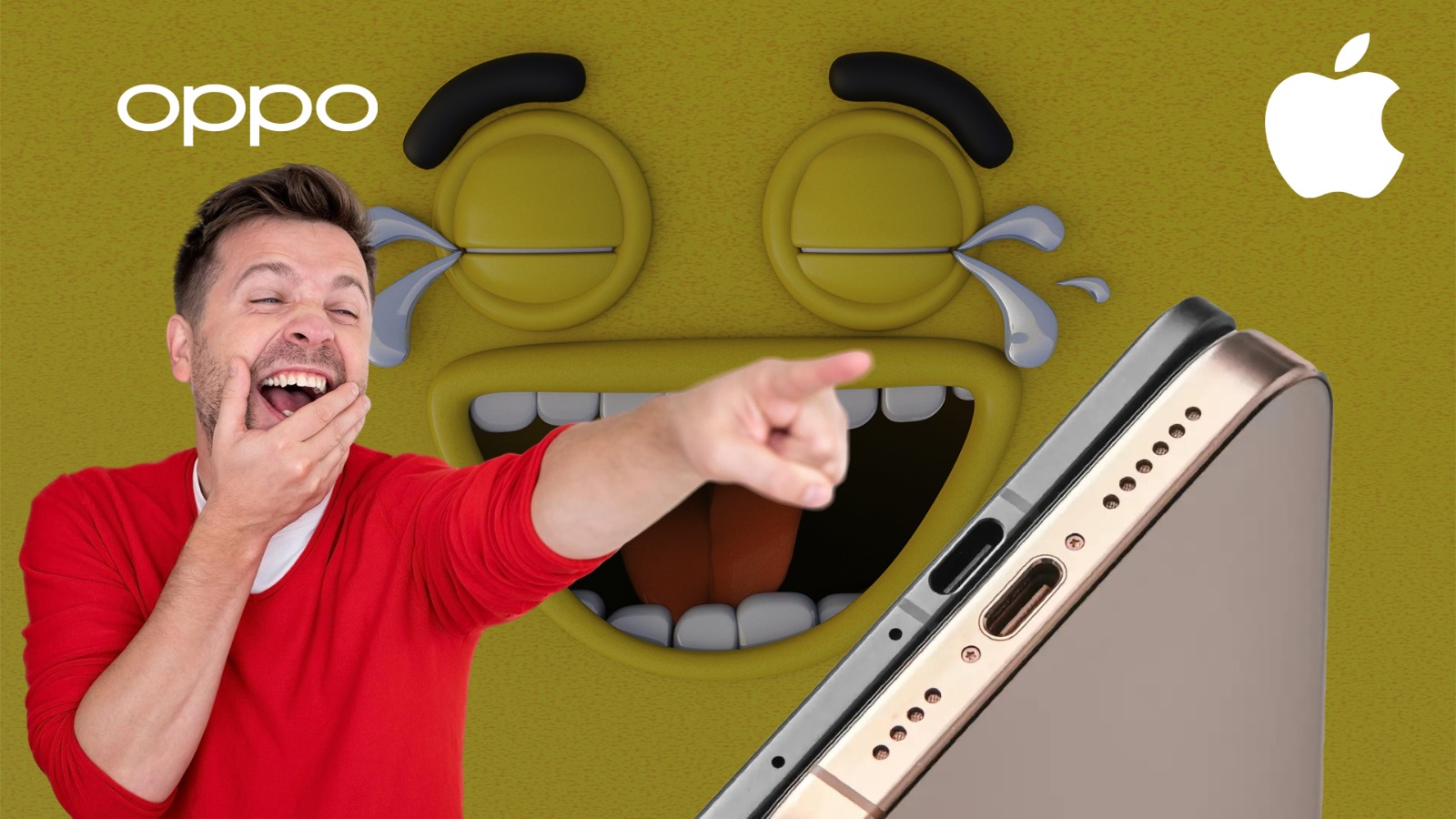 Oppo se ríe en la cara de Apple